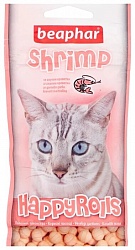 Лакомство для кошек Beaphar Happy Rolls Shrimp, 80шт. в уп.