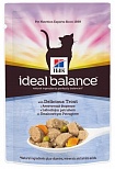 Влажный корм для кошек Hill's Ideal Balance, с форелью 12шт. х 85 г