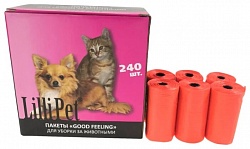 Пакеты Lilli Pet Good Feeling д/уборки за животными,16 рулонов по 15 шт ( 240 пакетов)